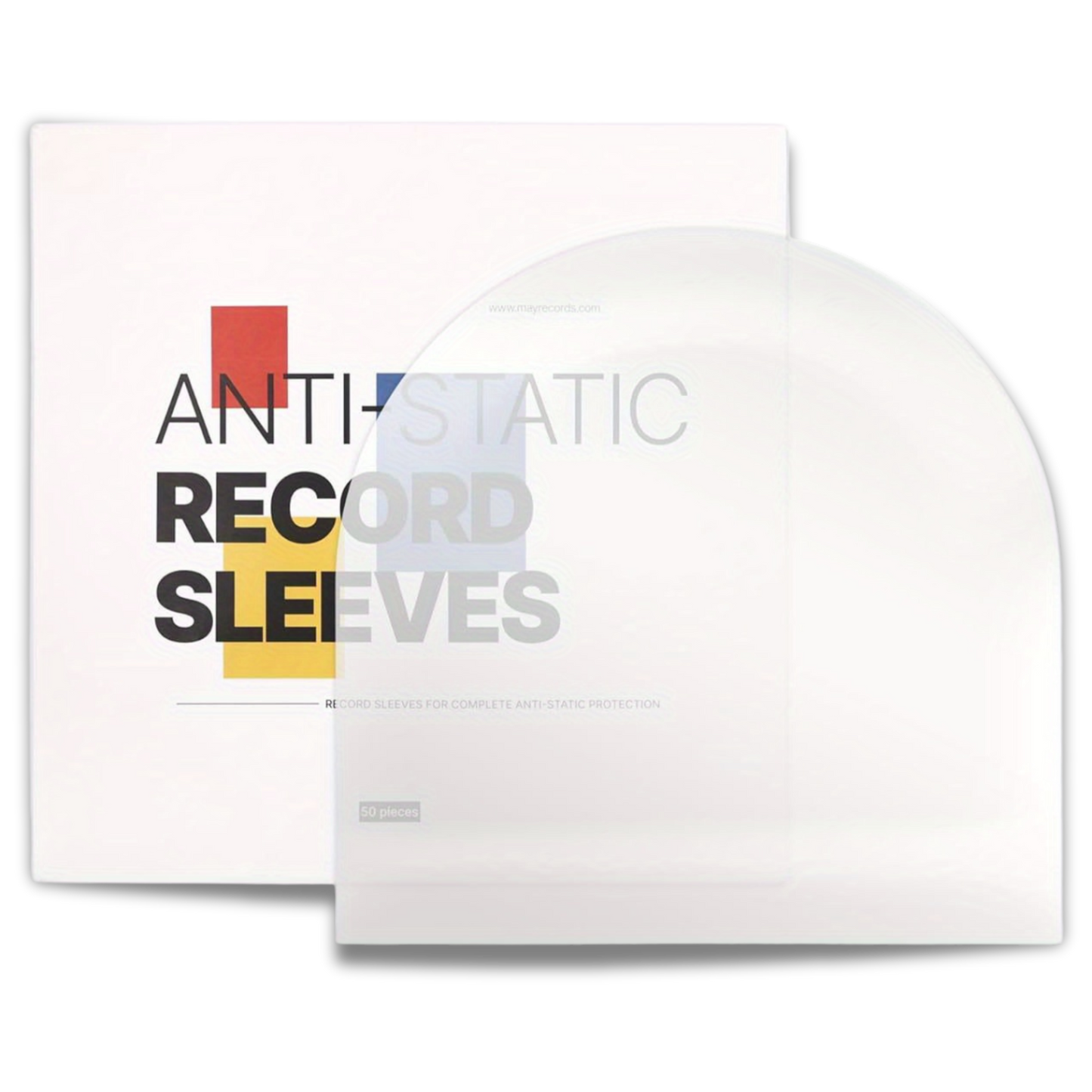 Anti-Static Record Sleeves MayRecords (50pcs)