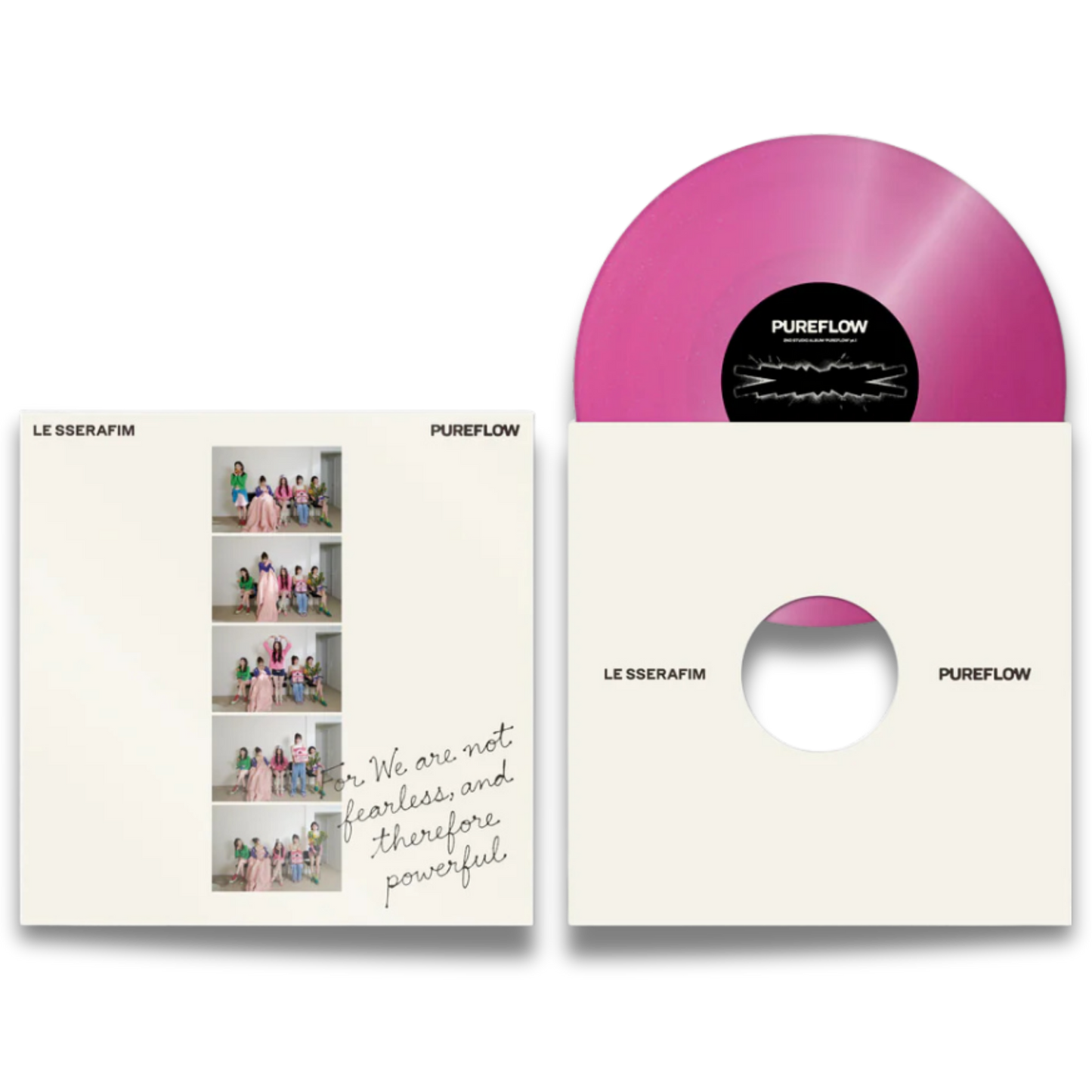 Le Sserafim – Pureflow Part.1 (Hot Pink Glitter Vinyl)