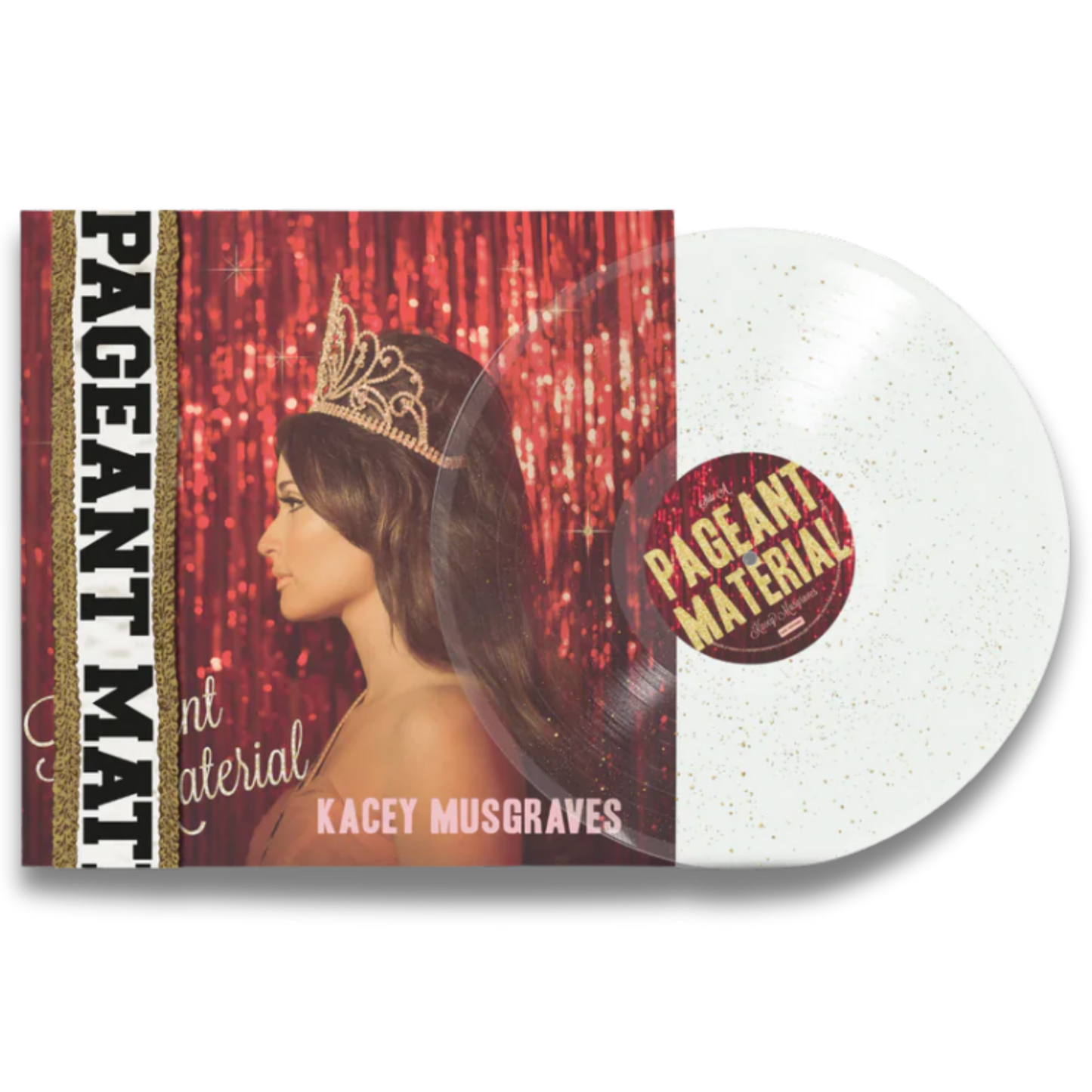 Kacey Musgraves – Pageant Material (Clear w/ Gold Glitter Vinyl)