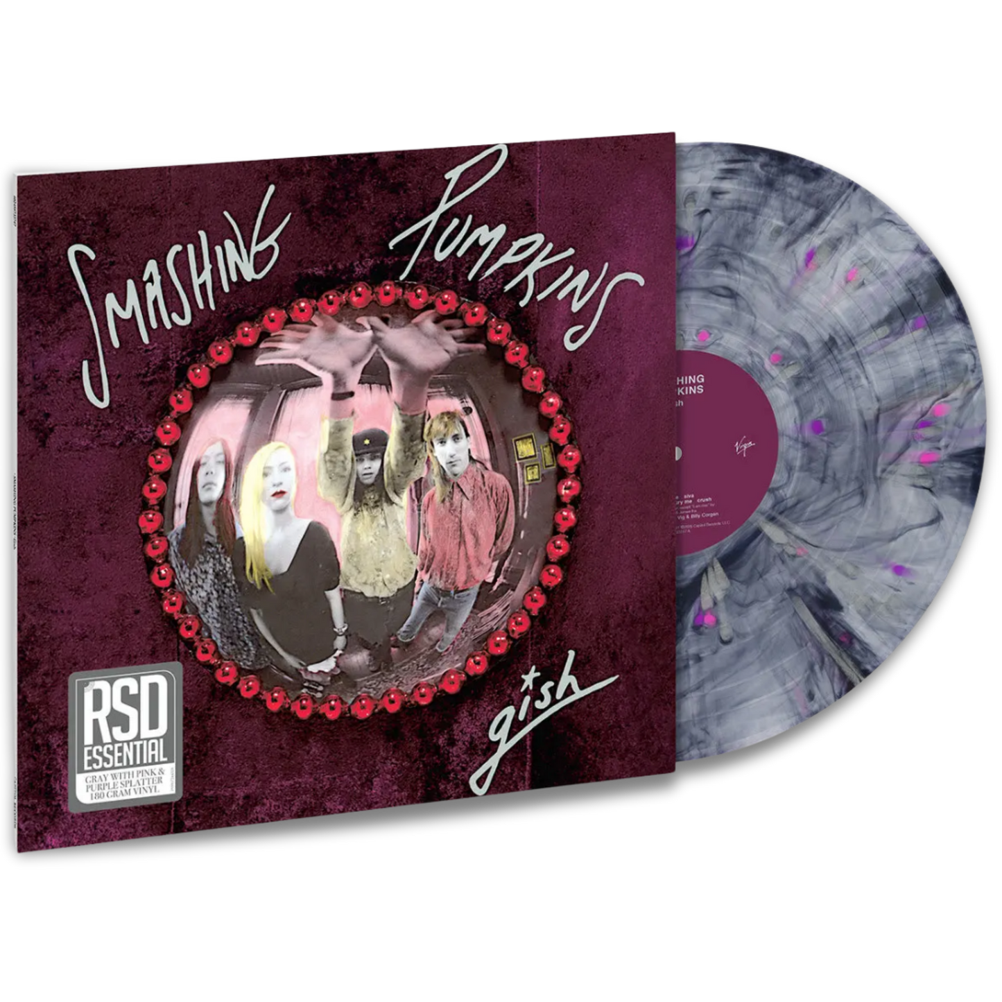 The Smashing Pumpkins – Gish (Grey Pink Purple Splattered Vinyl, Indie Exclusive, 35th Anniversary Edition)