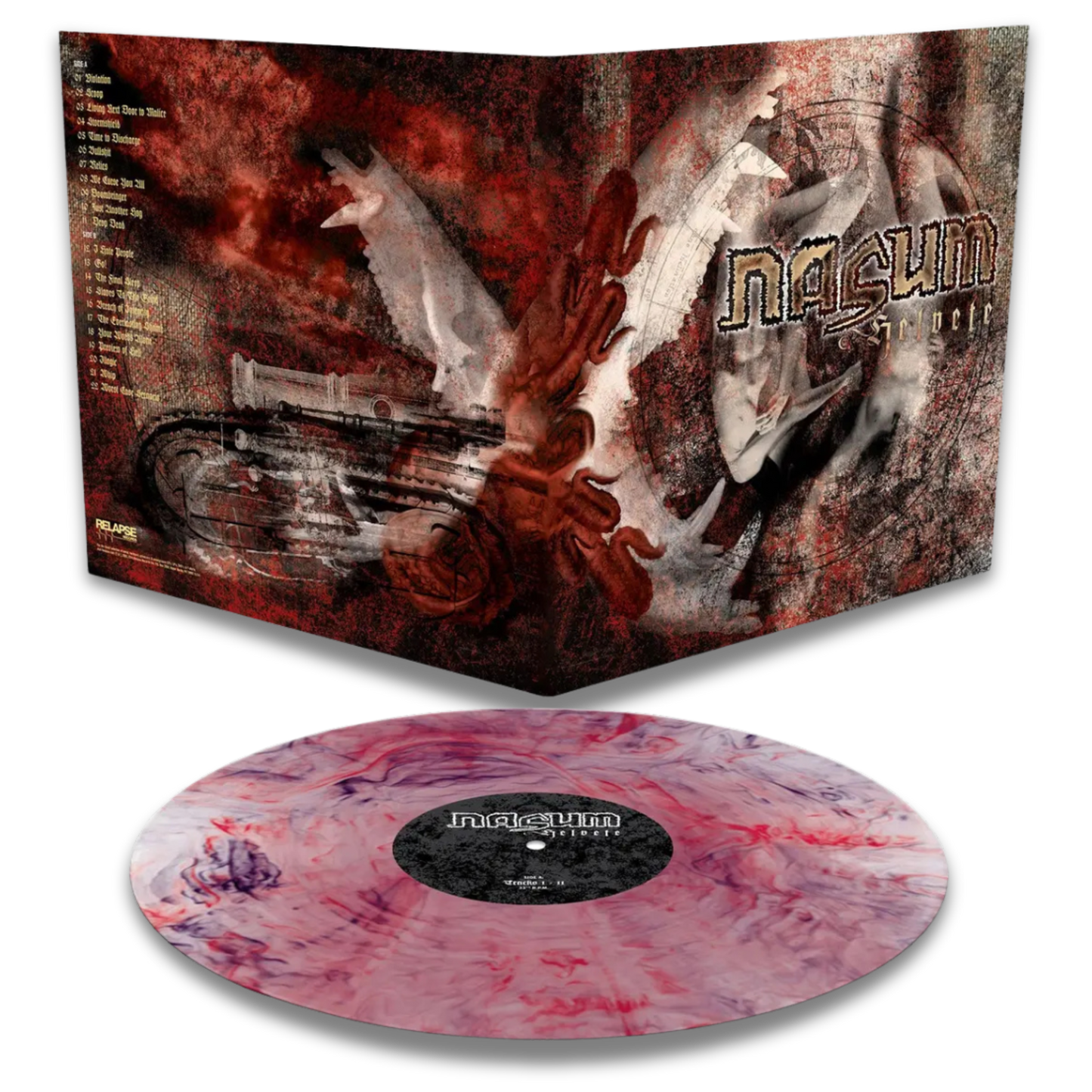 Nasum – Helvete (Black Widow Marble Vinyl)