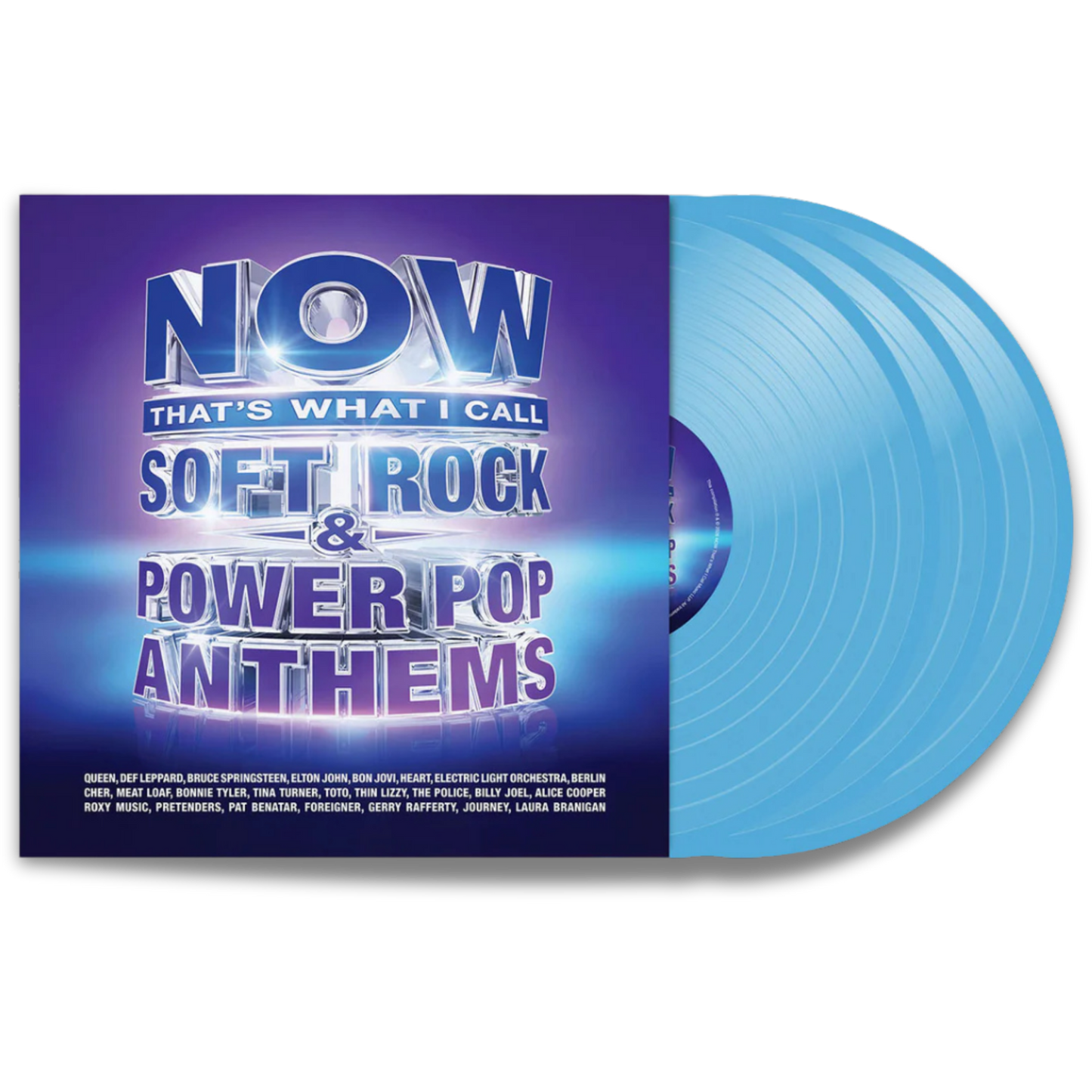 Now That's What I Call Soft Rock & Power Pop Anthems (3LP, Blue Vinyl)