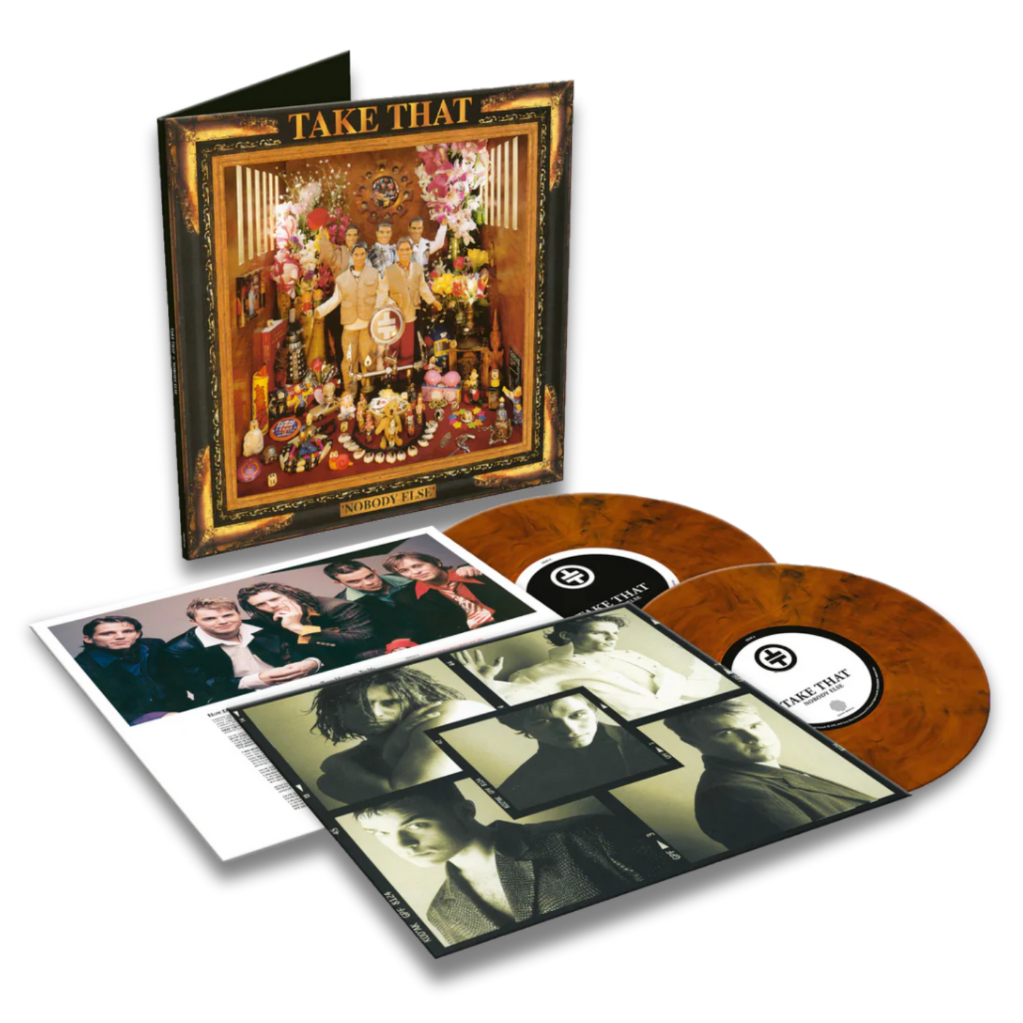 Take That – Nobody Else (2LP, Deluxe Edition, Limited Edition, 30th Anniversary, Marbled Orange Vinyl)