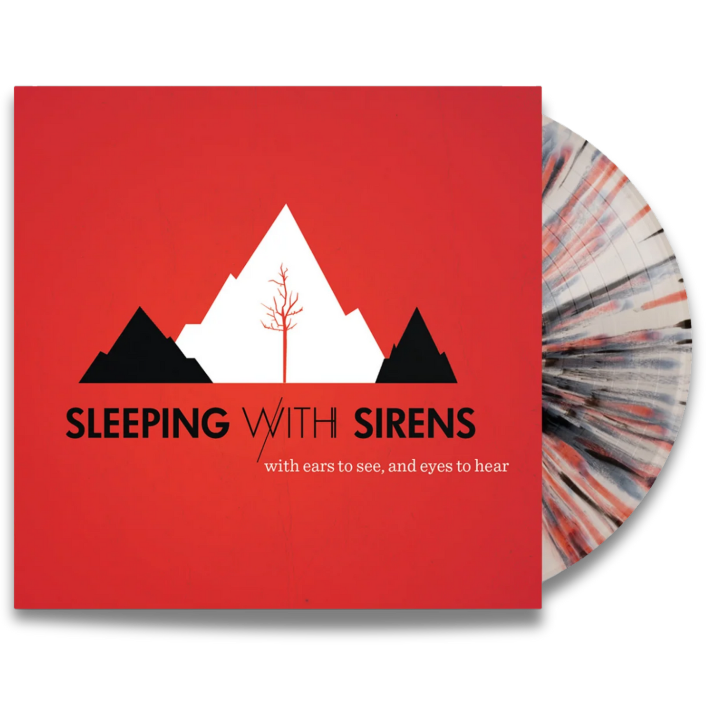 Sleeping With Sirens – With Ears To See, And Eyes To Hear (Opaque Bone with Red & Black Splatter Vinyl)