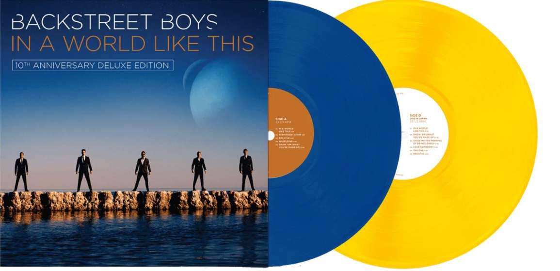 Backstreet Boys – In A World Like This (10Th Anniversary Deluxe Edition)(Blue And Yellow Vinyl)