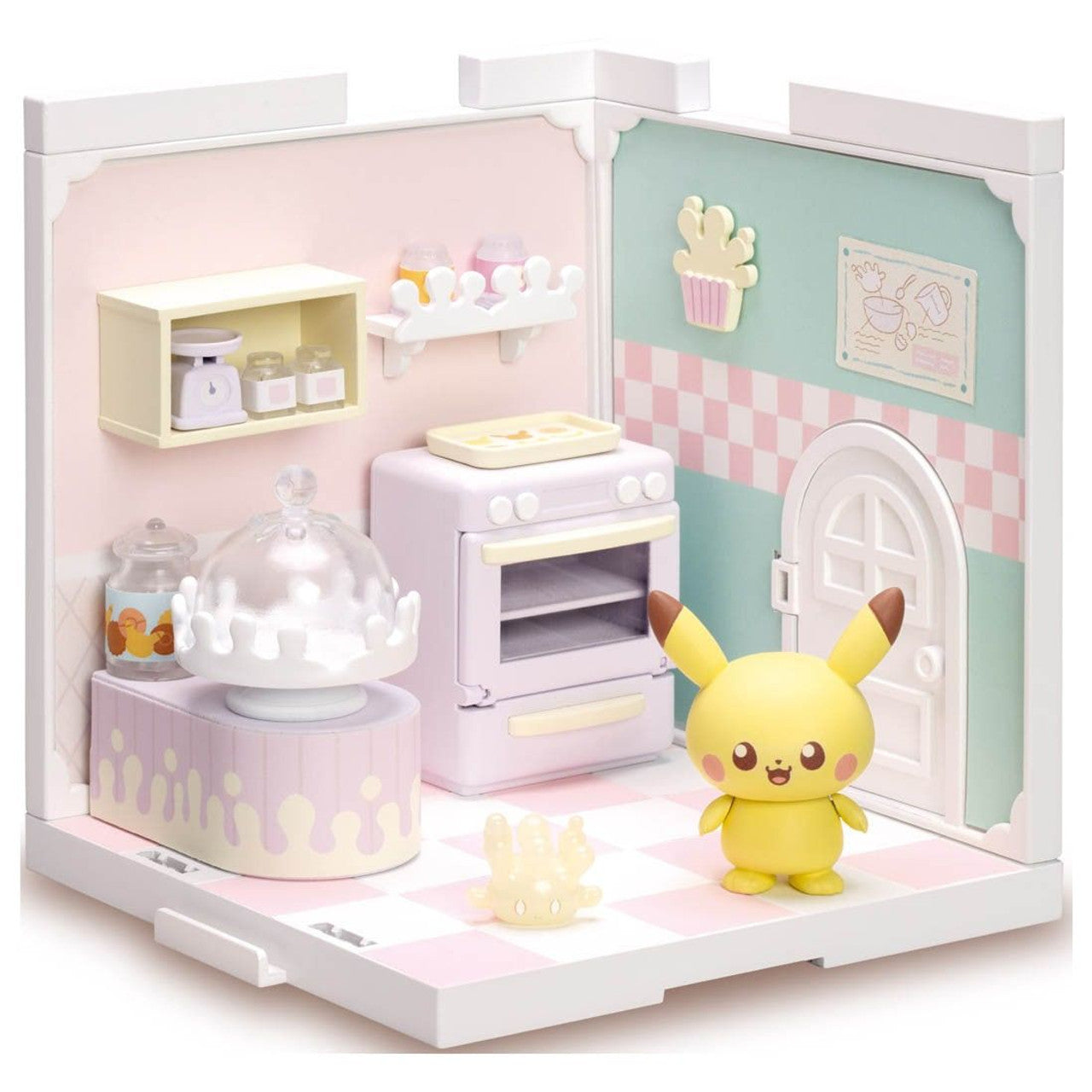 Takara Tomy A.R.T.S Pokemon PokePeace House - Milcery & Pikachu in the Kitchen