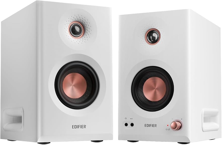 Edifier MR5 Powered Studio Monitor Speakers 110W (White Blanc)