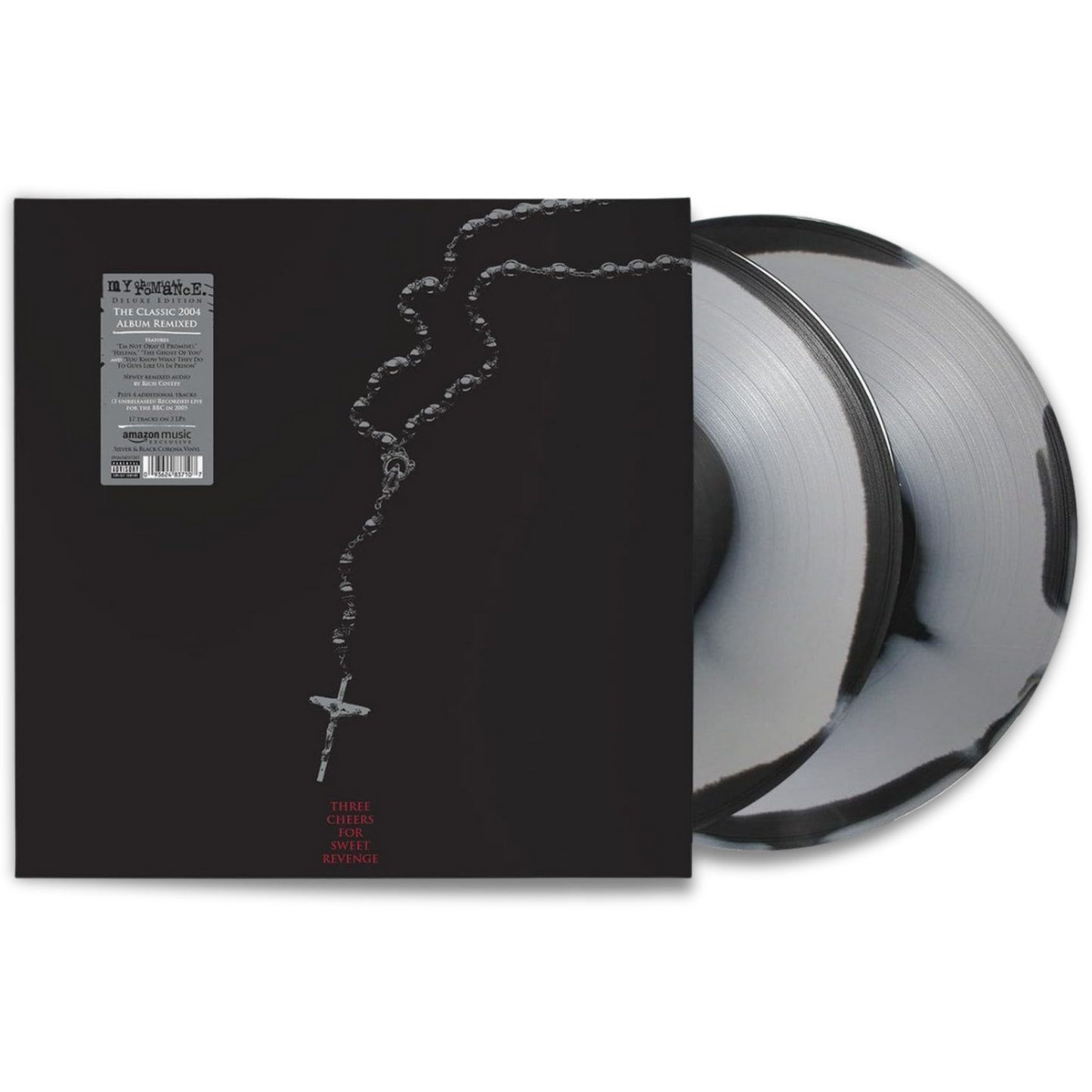 My Chemical Romance – Three Cheers For Sweet Revenge (2LP, Silver Black Corona Vinyl, Deluxe Edition)