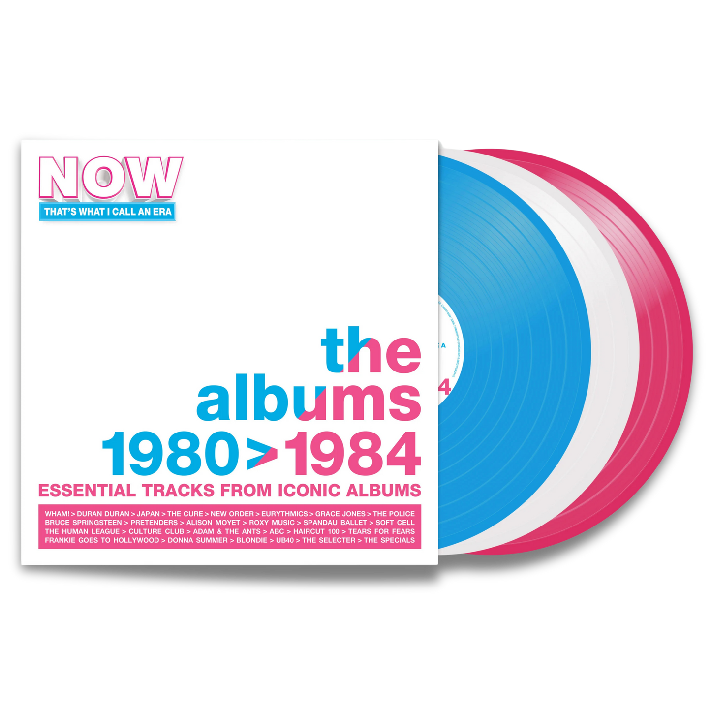 NOW That's What I Call An Era: The Albums 1980 > 1984 (3LP, Blue & White & Red Vinyl)