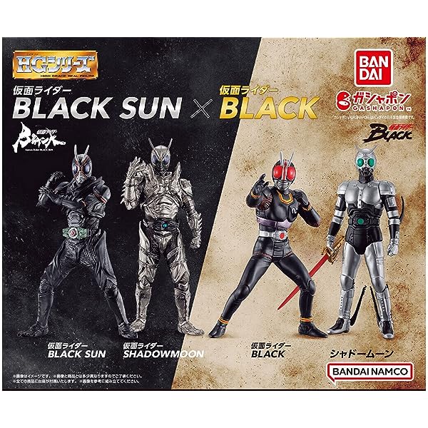 HG Kamen Rider Black Sun X Kamen Rider Black Series