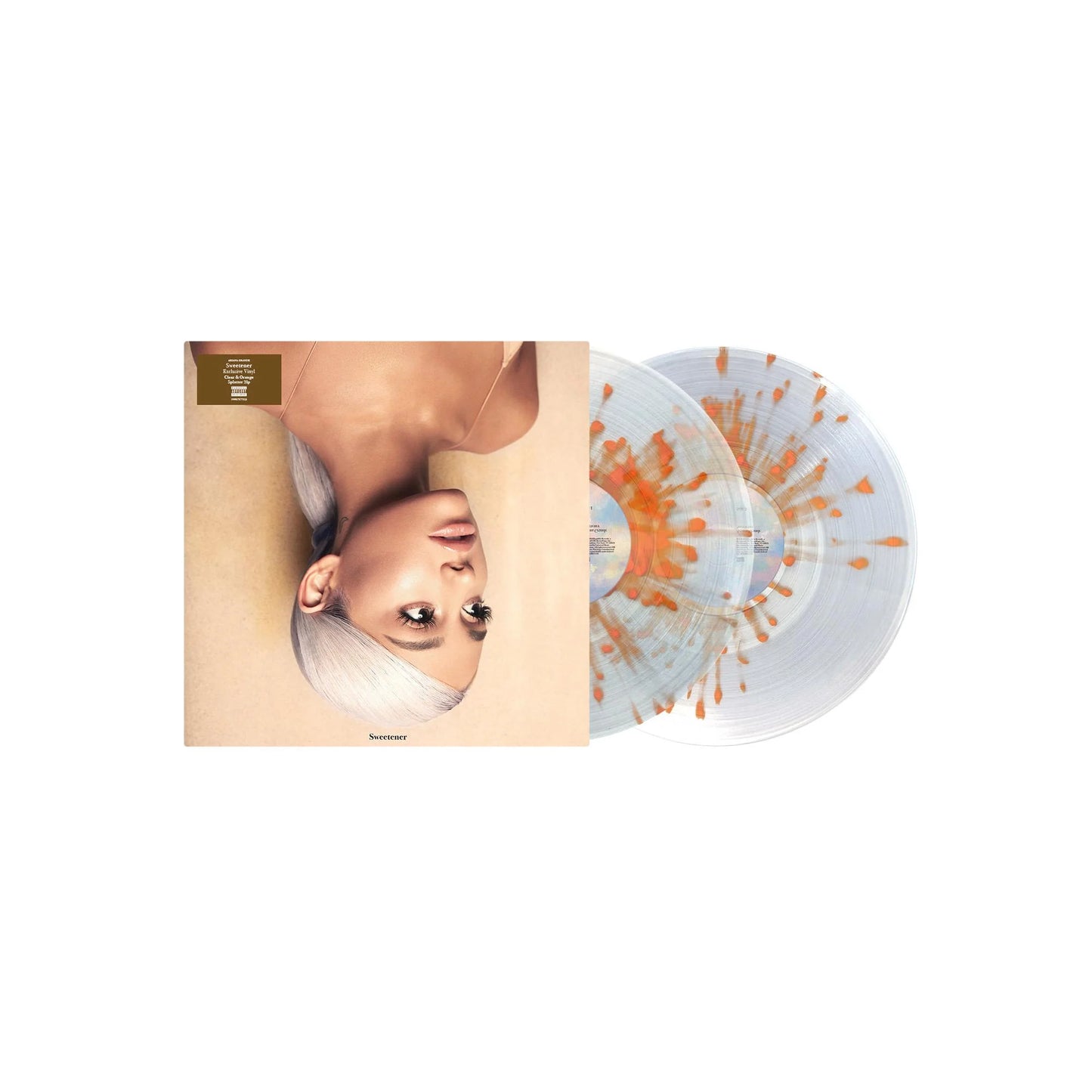 Ariana Grande - Sweetener (Clear And Orange Splatter Vinyl)