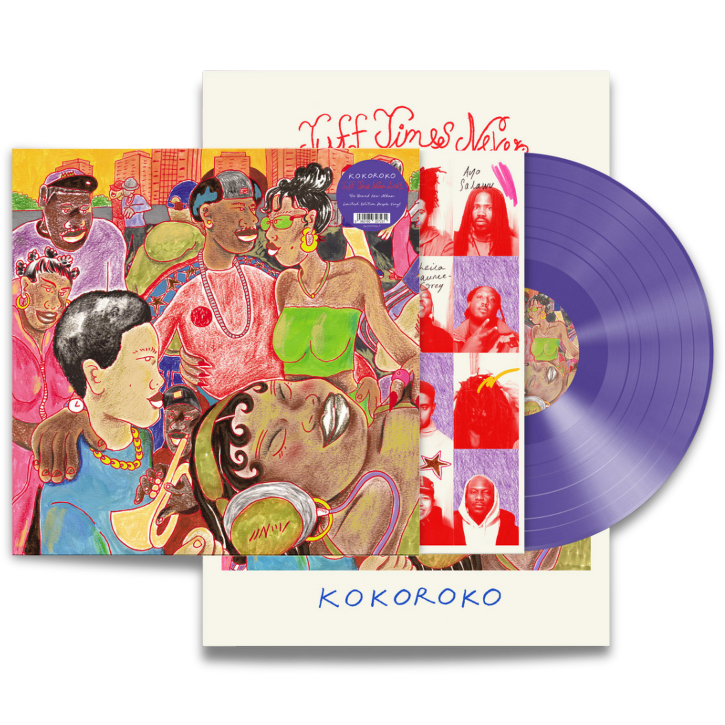 Kokoroko – Tuff Times Never Last (Purple Vinyl, Limited Edition, Indie Exclusive +A3 Poster)
