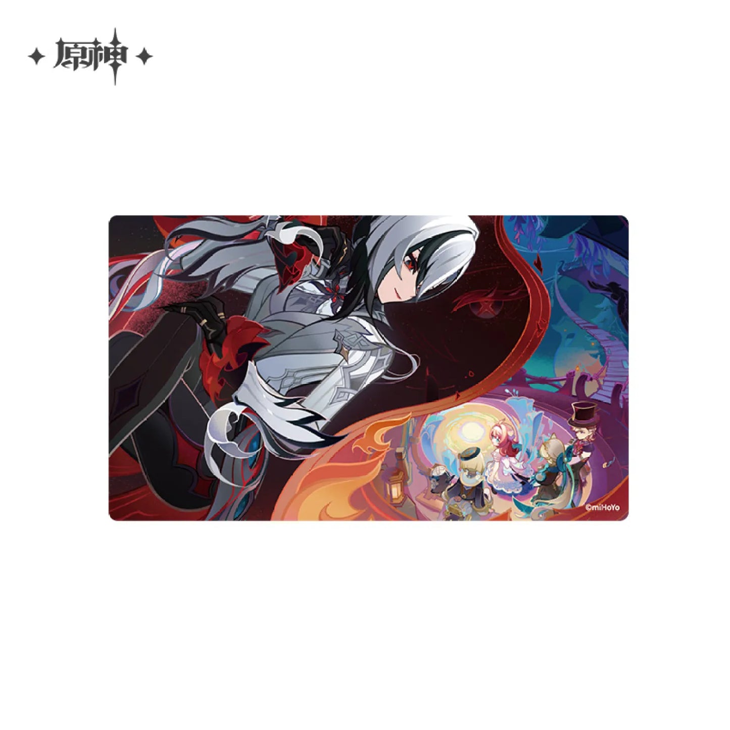 Two Worlds Aflame – Genshin Impact Version Preview Transparent Art Card