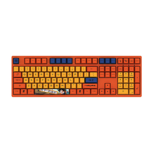 Akko 108K Dragon Ball Goku 3108 Orange Switch Keyboard