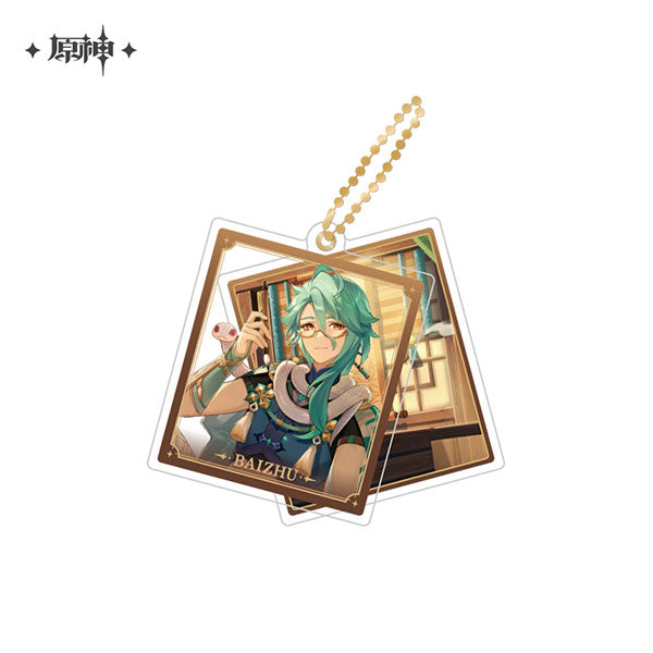 Baizhu – Genshin Impact Chara Double Acrylic Keychain