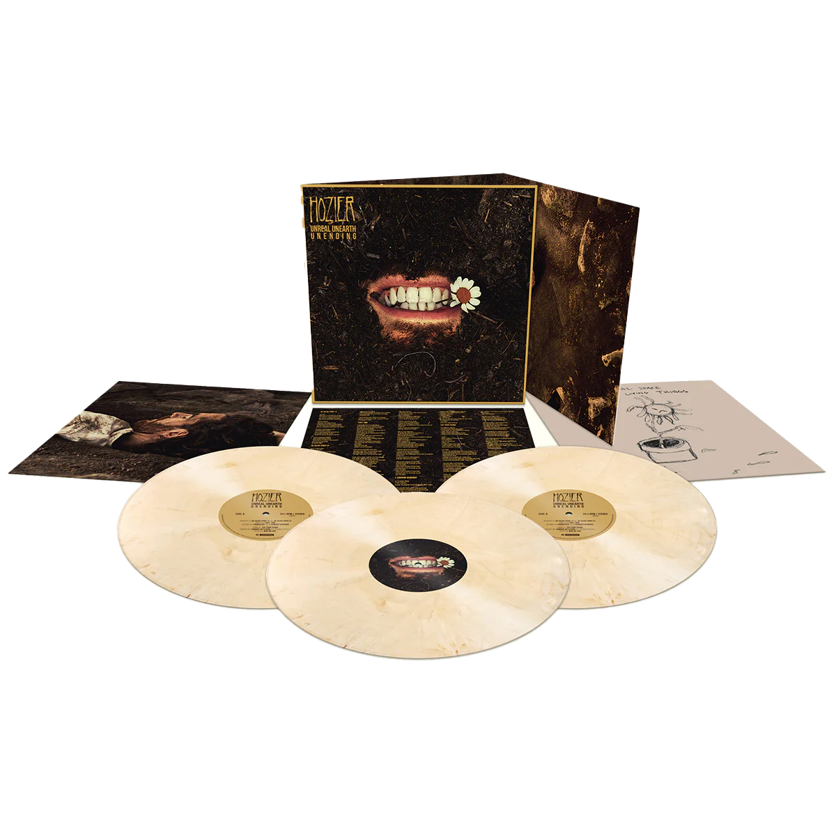 Hozier – Unreal Unearth Unending (3LP, Deluxe Edition, Tooth White Vinyl)