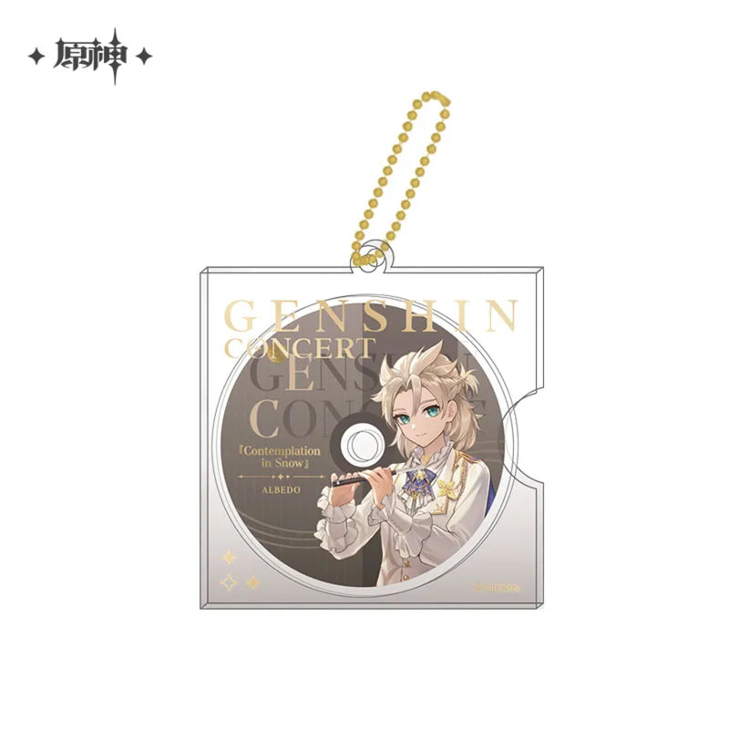 Albedo – Genshin Impact Concert 2023 "Melodies of an Endless Journey" CD-Style Keychain