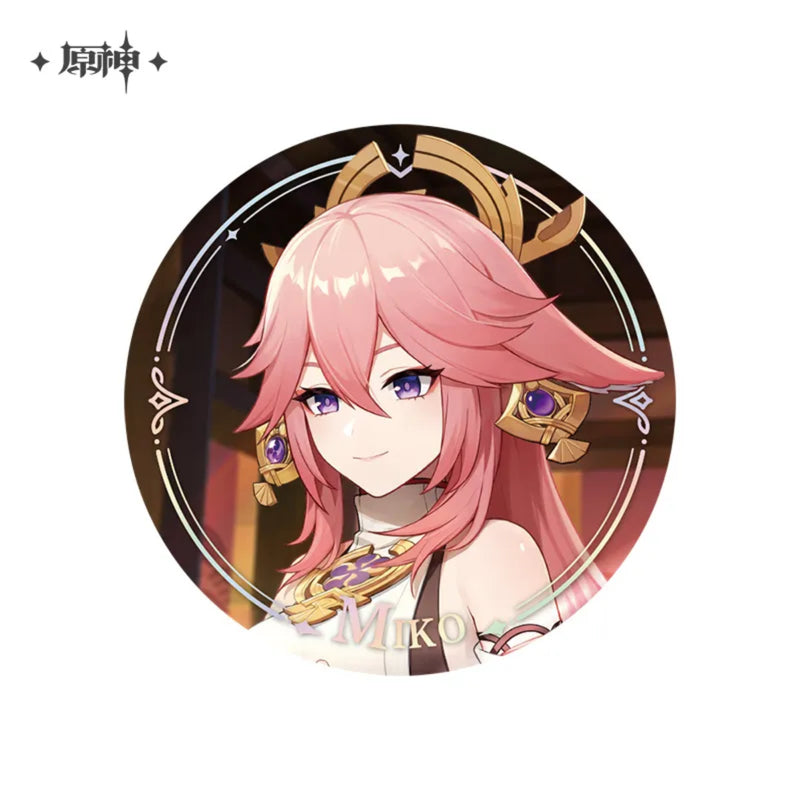 Yae Miko – Genshin Impact Character PV Series Can Badge