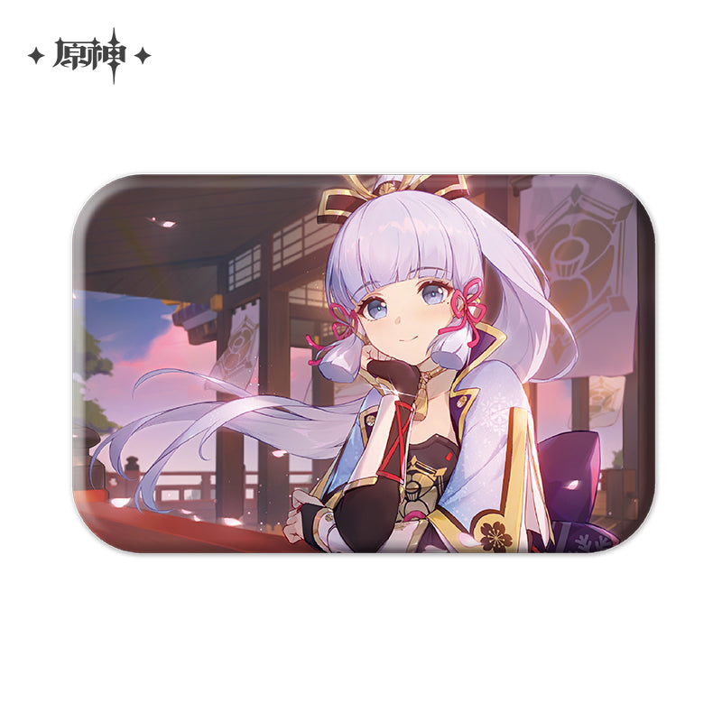 Kamisato Ayaka – Genshin Impact Firefly ACG Carnival 2023 Event Merchandise Square Badge