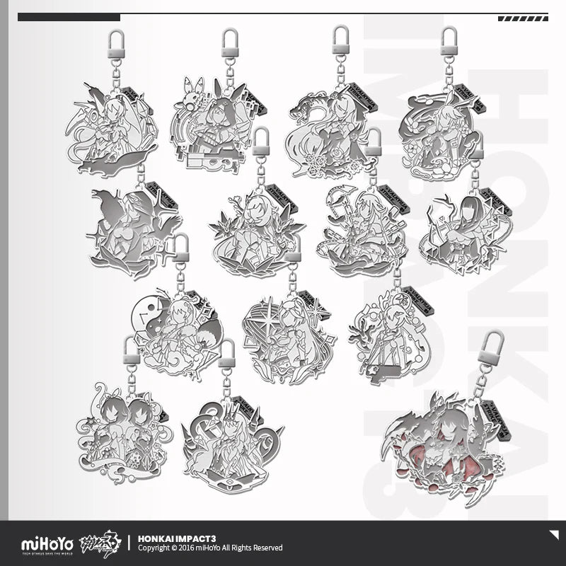 Honkai Impact 3rd Valkyries Profile Series: Metal Keychain Blind Box Vol.2
