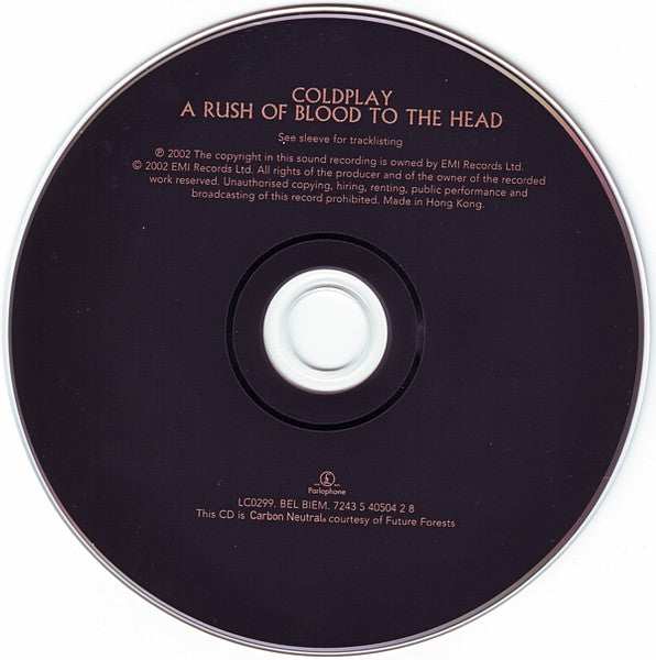 Coldplay – A Rush Of Blood To The Head