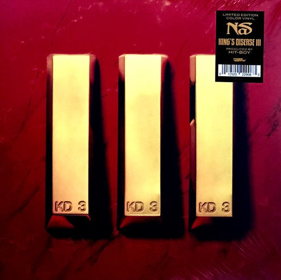 Nas – King's Disease III (2LP, Red & Black Striped Vinyl