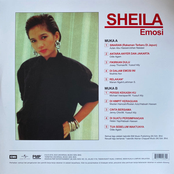 Sheila Majid – Emosi (Transparent Red Vinyl Limited Edition)