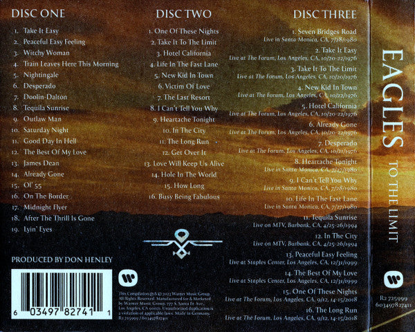 Eagles – To The Limit: The Essential Collection (3CD)