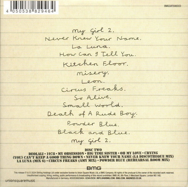 Madness – Oui Oui Si Si Ja Ja Da Da (2CD)