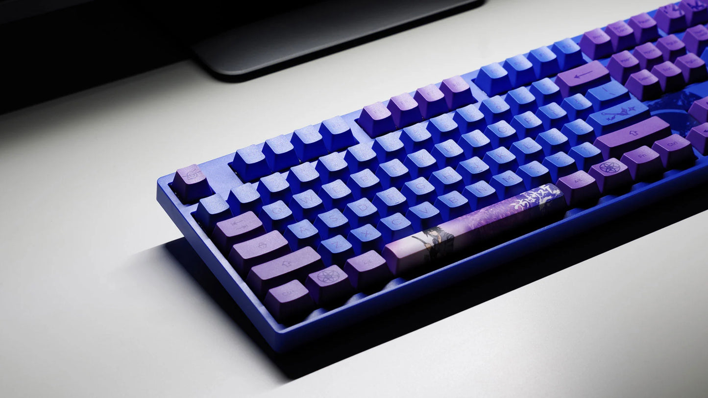 Akko 108K Naruto Sasuke 3108 Orange Switch Keyboard