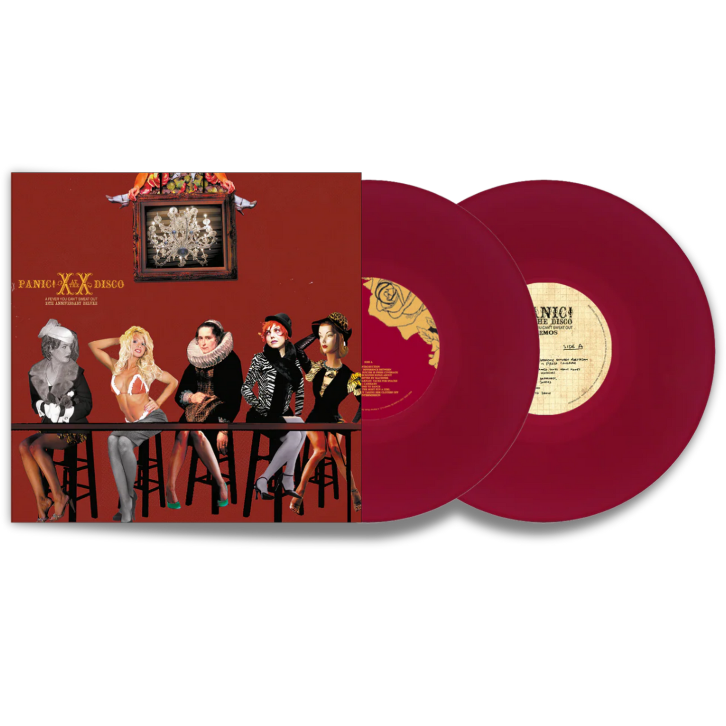 Panic! At The Disco – A Fever You Can't Sweat Out (2LP, Ruby Red Vinyl, 20th Anniversary Edition)