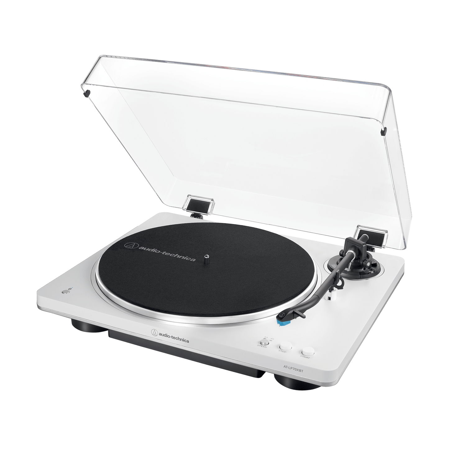 AT-LP70XBT Fully Automatic Wireless Belt-Drive Turntable (White Silver)