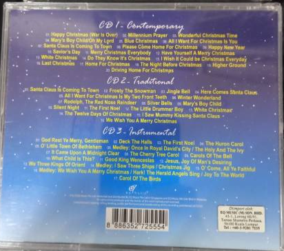 Merry Christmas (3D) Collection of Contemporar, Traditional & Instrumental Festive Favourites