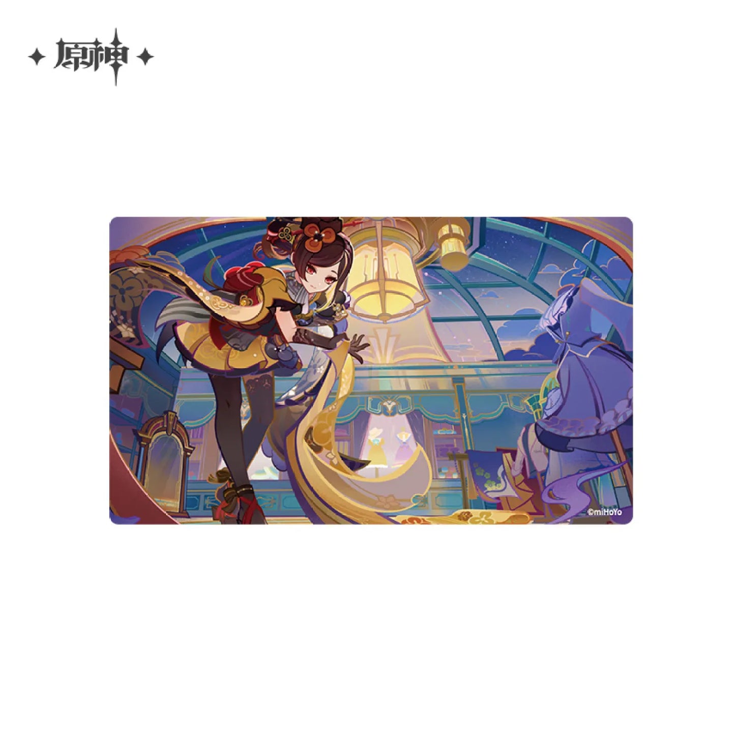 Blades Weaving Betwixt Brocade – Genshin Impact Version Preview Transparent Art Card