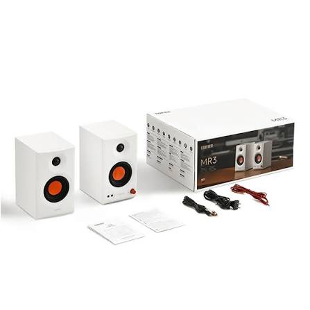 Edifier MR3 Powered Studio Monitor Speakers (White Blanc)