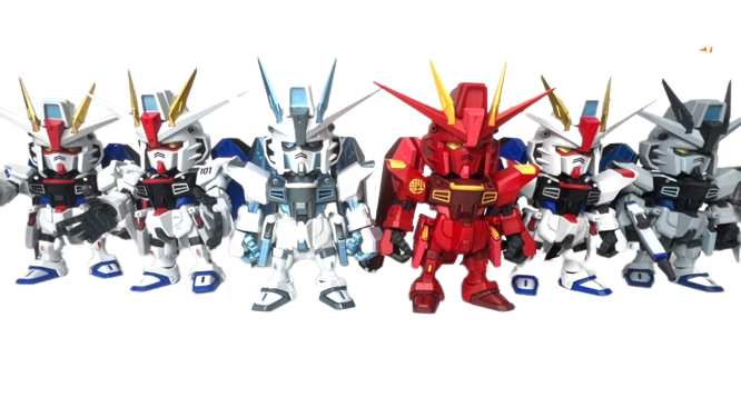 Pop Mart X Bandai Blind Box - QMSVmini Freedom Gundam Series