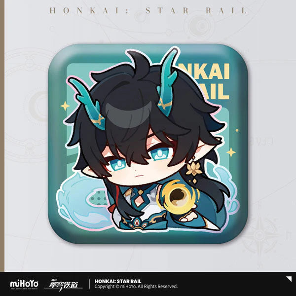 Dan Heng / Imbibitor Lunae – Honkai: Star Rail Pom-Pom Gallery Square Badge