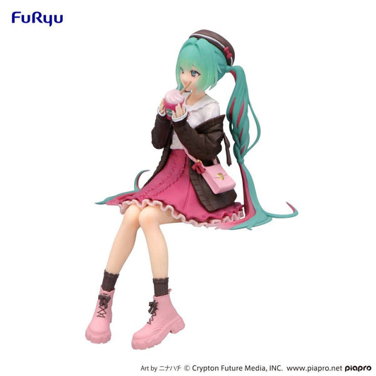 Hatsune Miku: -Autumn Date Pink Color ver.- Noodle Stopper Figure