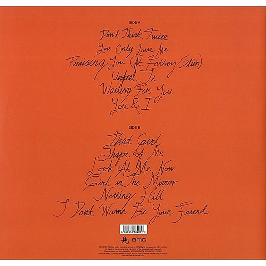 Rita Ora – You & I (Orange Vinyl)