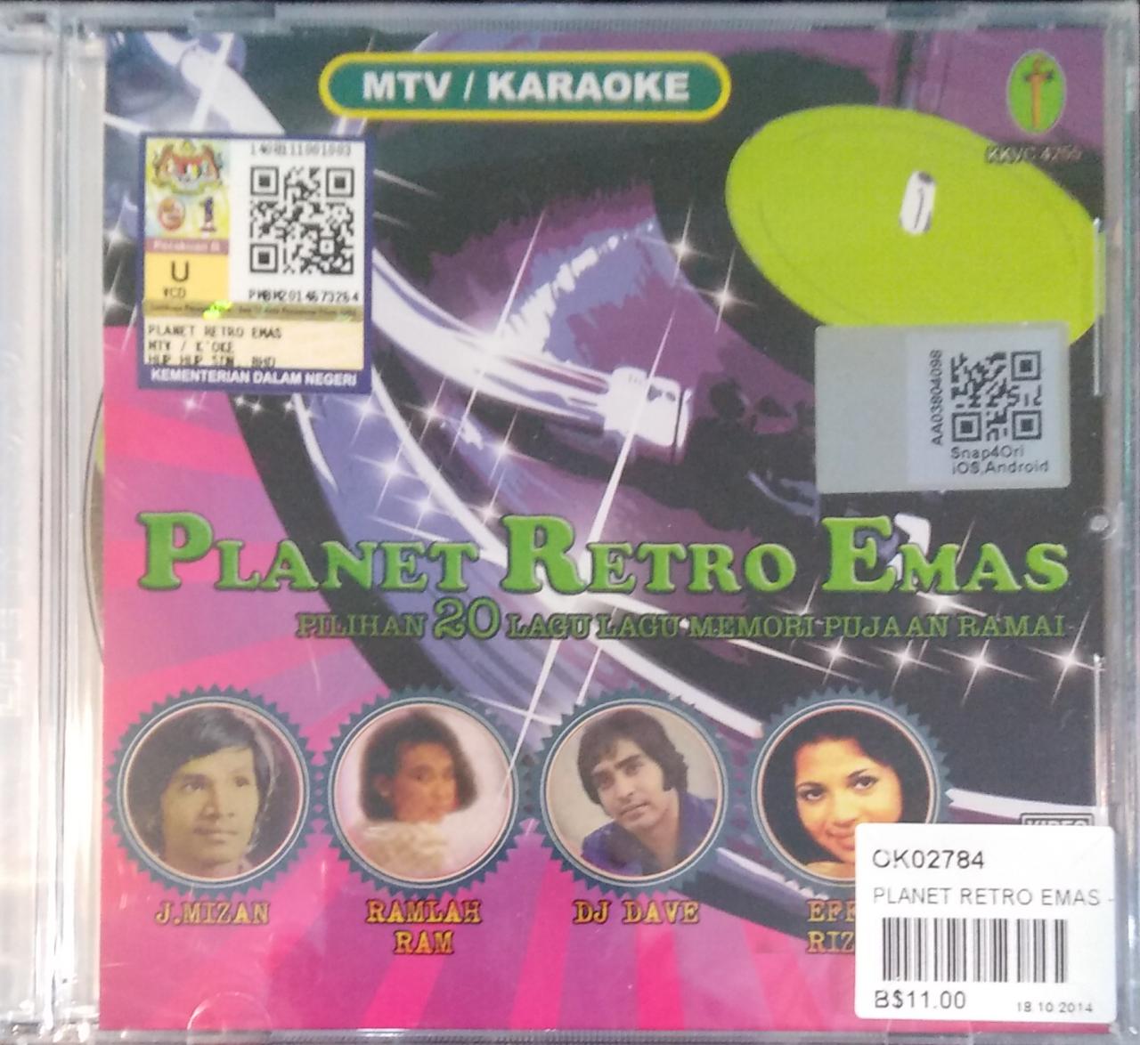 Planet Retro Emas Pilihan 20 Lagu - Lagu Memori Pujaan Ramai