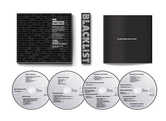 Metallica and Various Artists – The Metallica Blacklist (4CD)