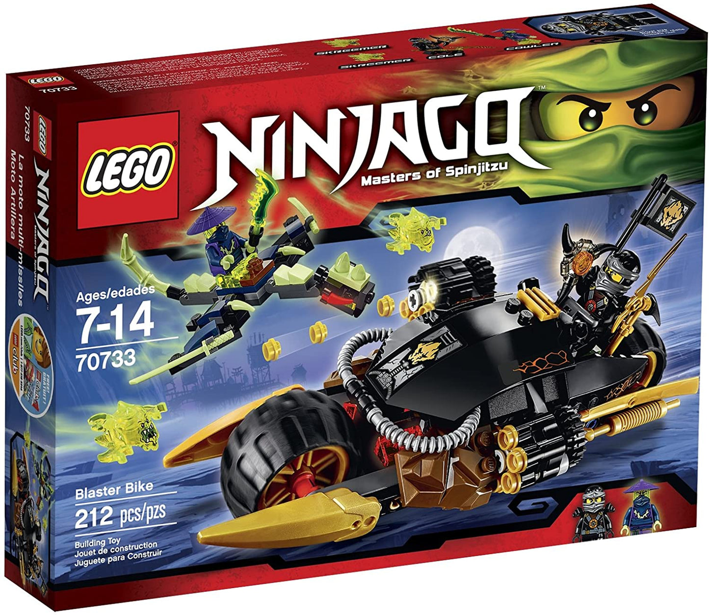 LEGO Ninjago 70733 Blaster Bike Building Kit