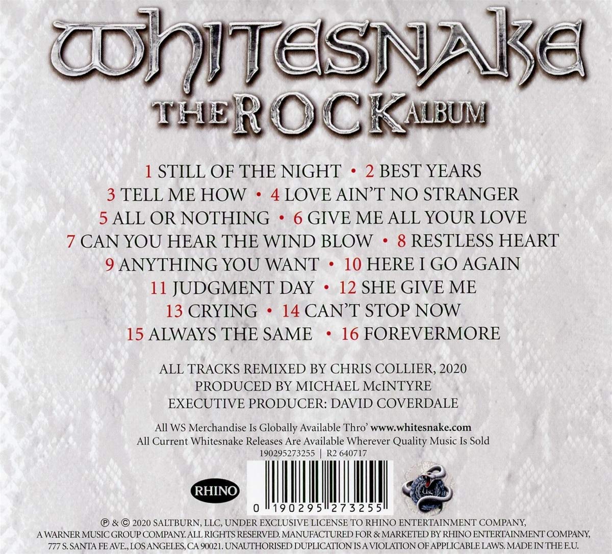 Whitesnake -The ROCK Album
