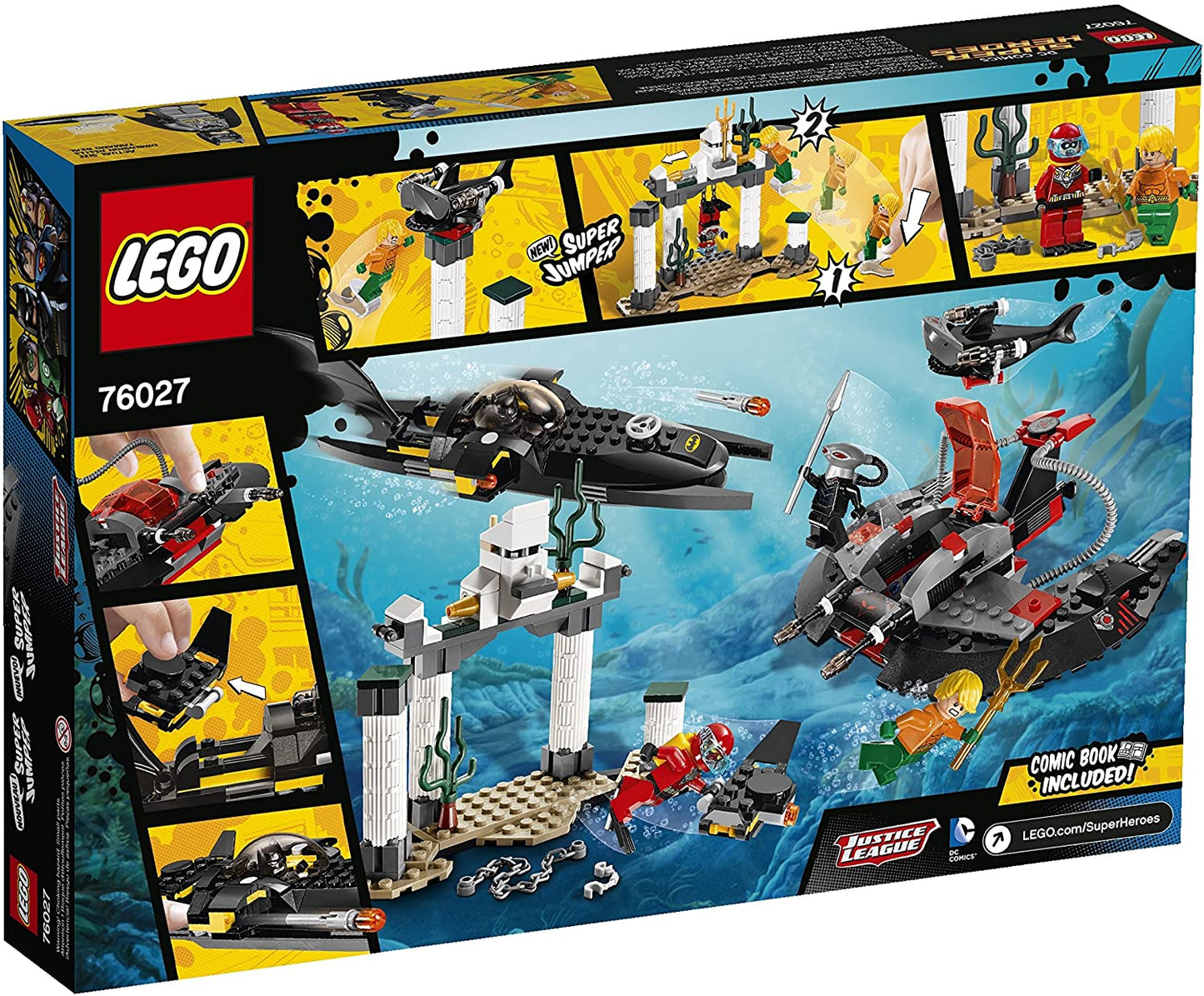 LEGO Superheroes Black Manta Deep Sea Strike Building Set 76027
