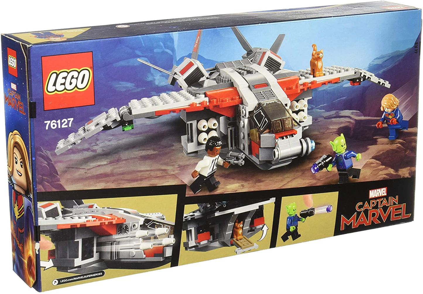 LEGO 76127 - Captain Marvel and The Skrull Attack (307pcs)