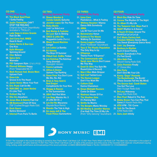 Now That's What I Call Summer (4CD, Compilation)