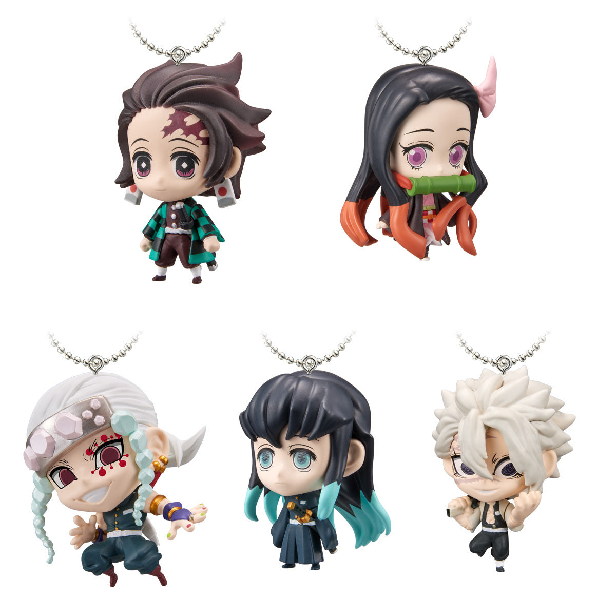 Kimetsu No Yaiba -Mascot Keychain (5pcs)