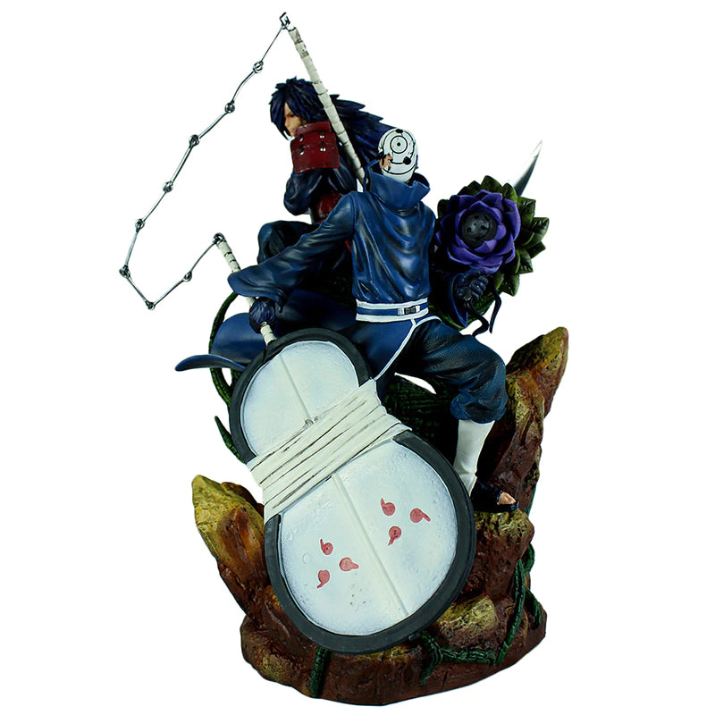 Naruto - Uchiha Madara & Uchiha Obito PVC Action Figure Model (32cm)