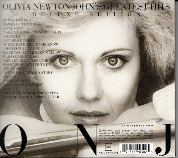 Olivia Newton-John – Olivia Newton-John's Greatest Hits (45th Anniversary, Deluxe Edition, Remastered)