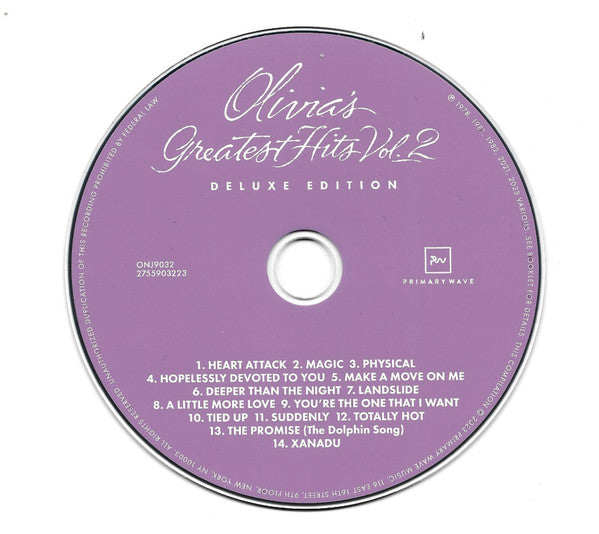 Olivia Newton John - Olivia's Greatest Hits Vol.2 (40th Anniversary, Deluxe Edition, Remastered)